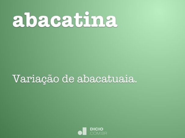 abacatina