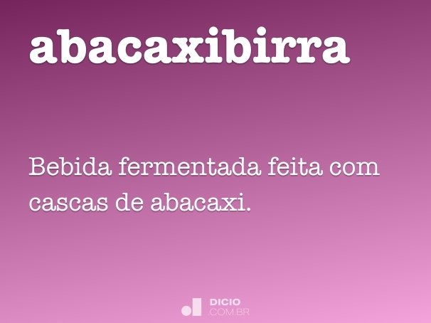 abacaxibirra