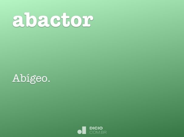 abactor