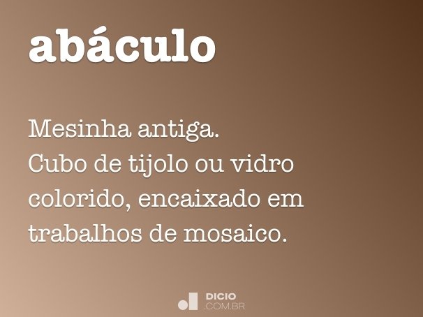 abáculo