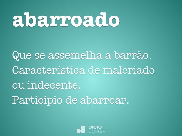 abarroado