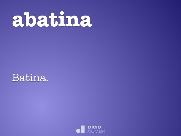 abatina