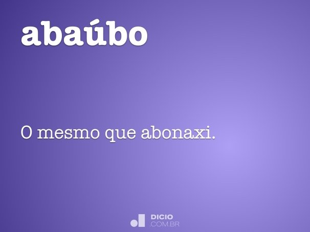 abaúbo