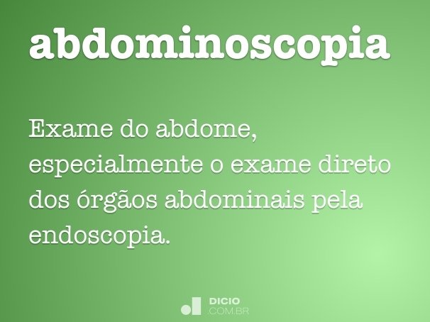 abdominoscopia