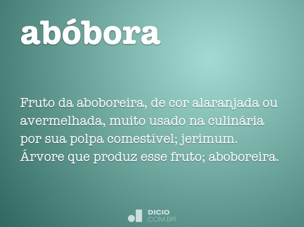abóbora
