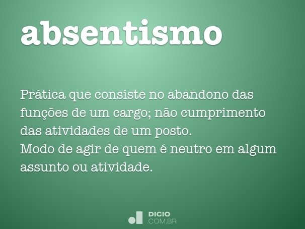 absentismo