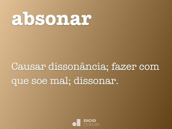 absonar