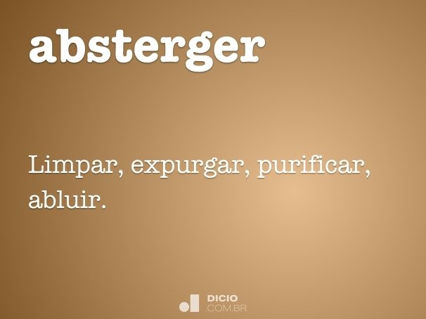 absterger