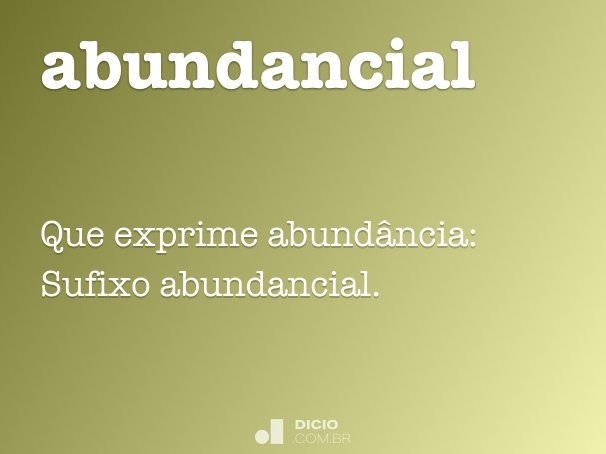 abundancial