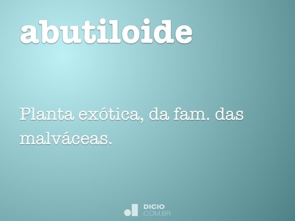 abutiloide