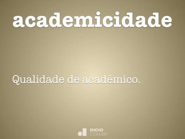 academicidade