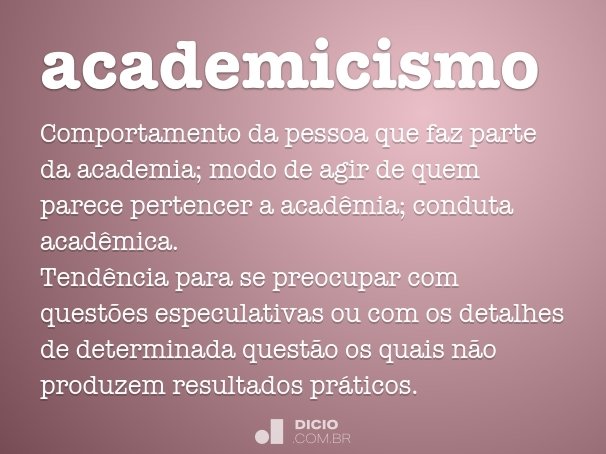 academicismo