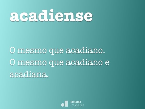 acadiense