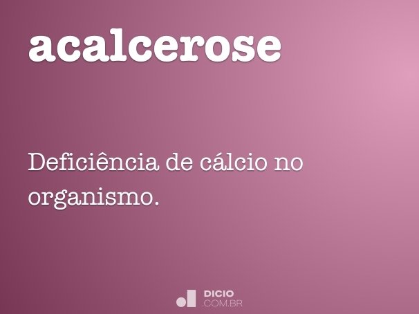acalcerose
