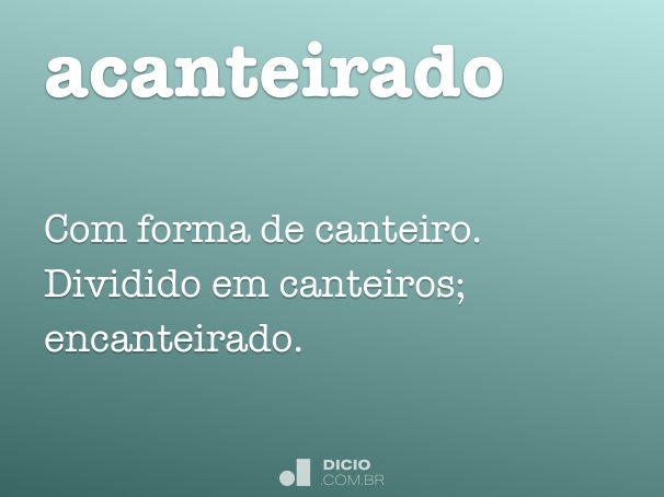 acanteirado