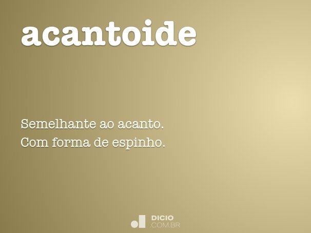 acantoide