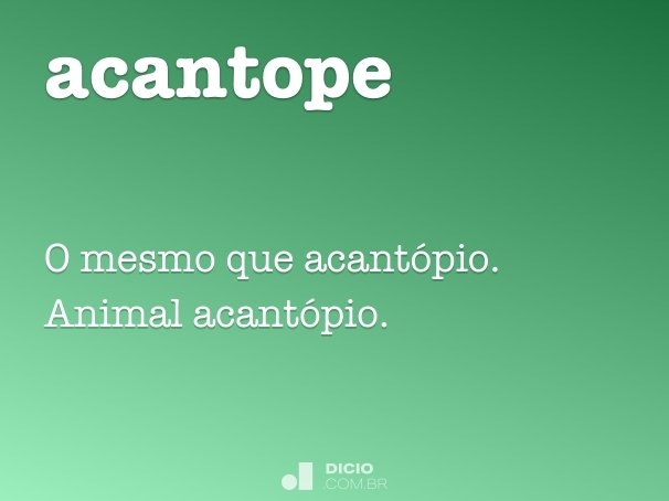 acantope