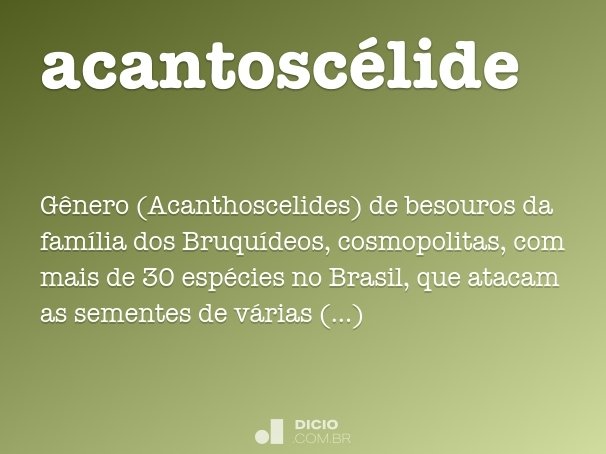 acantoscélide