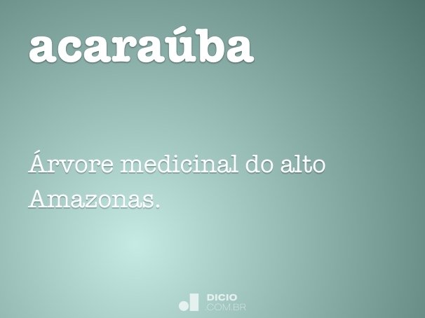 acaraúba