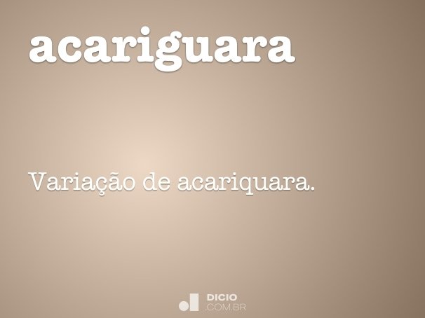 acariguara
