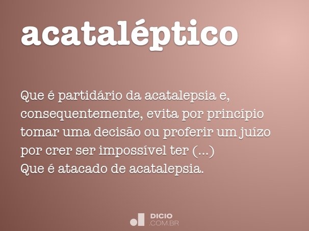acataléptico