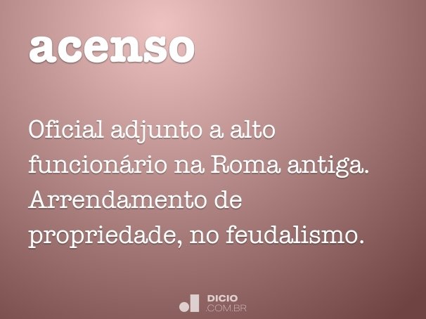 acenso