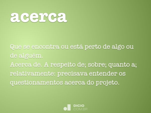 acerca