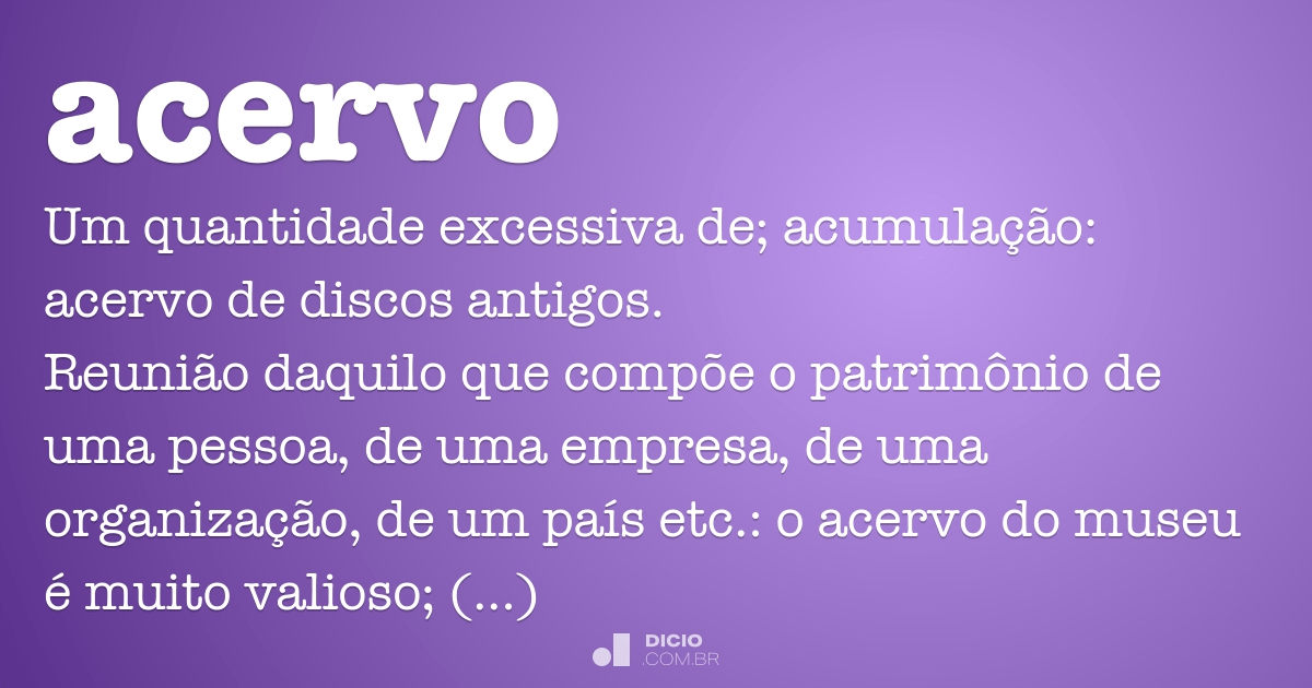 Acervo Dicio, Dicionário Online de Português