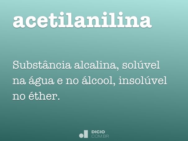 acetilanilina