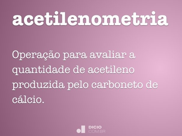 acetilenometria