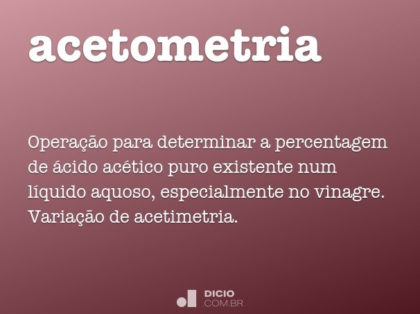 acetometria