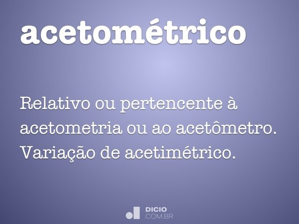 acetométrico