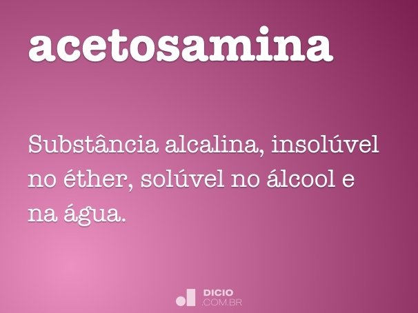 acetosamina