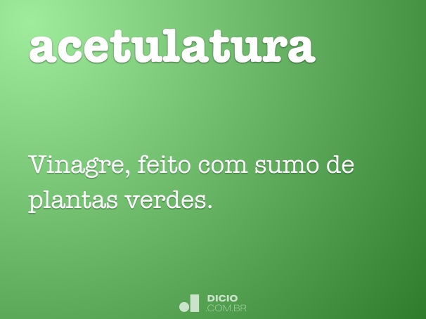 acetulatura