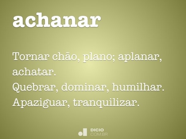 achanar