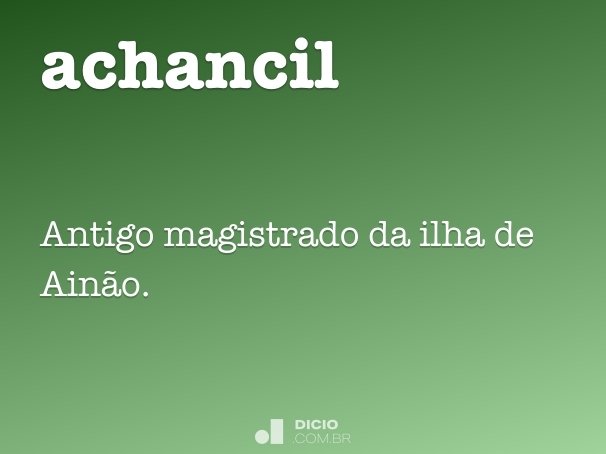 achancil