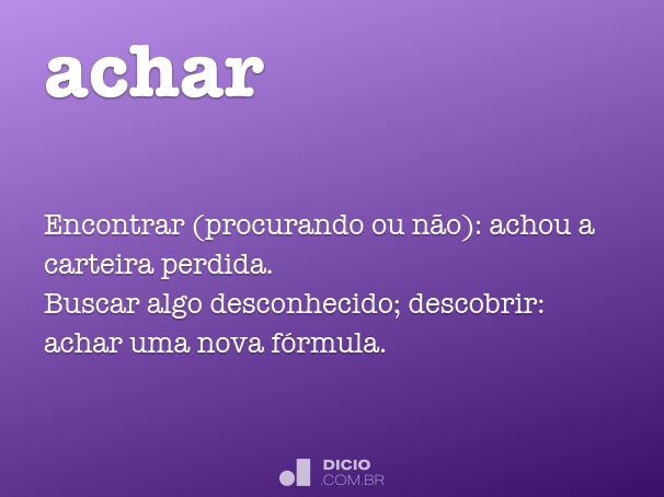 Tachar - Dicio, Dicionário Online de Português