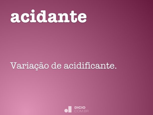 acidante