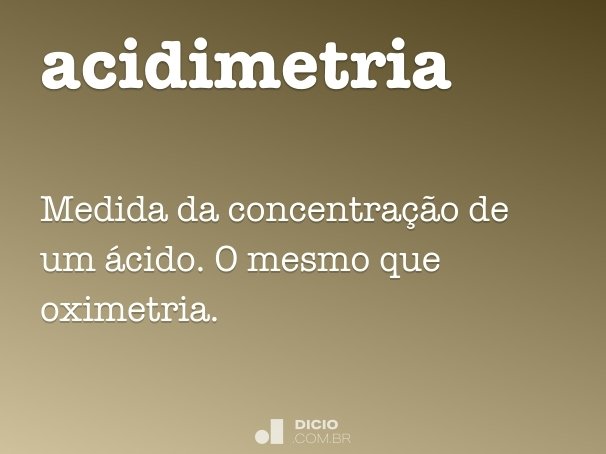 acidimetria