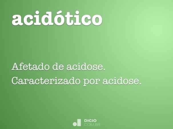 acidótico