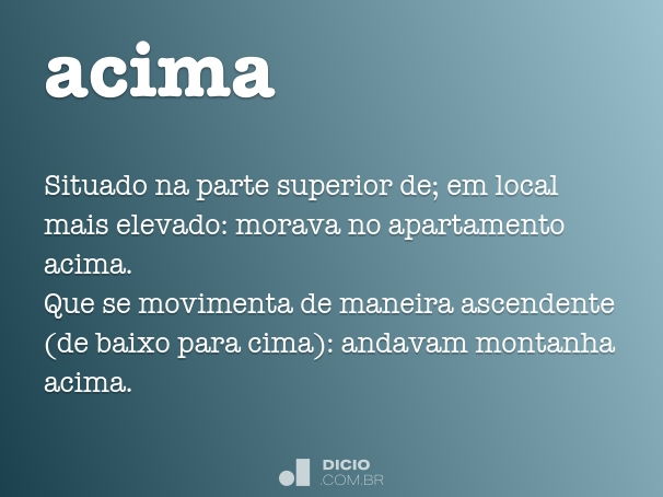 acima