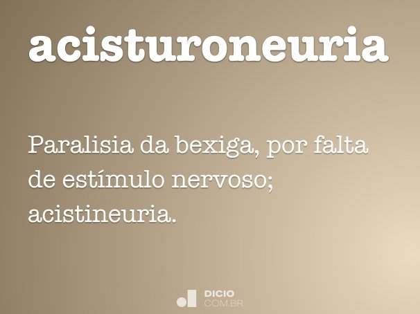 acisturoneuria