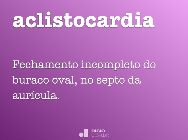 aclistocardia