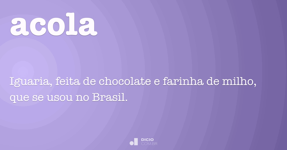 Aqui La E Acola Sao Exemplos De