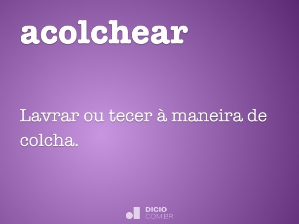 acolchear