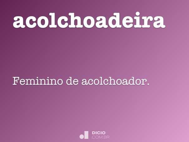 acolchoadeira