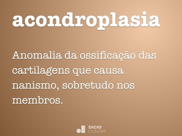 acondroplasia