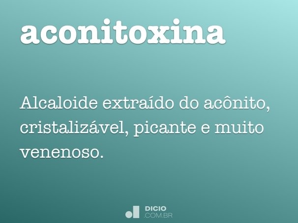 aconitoxina