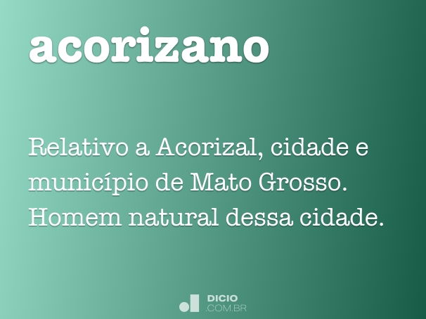 acorizano