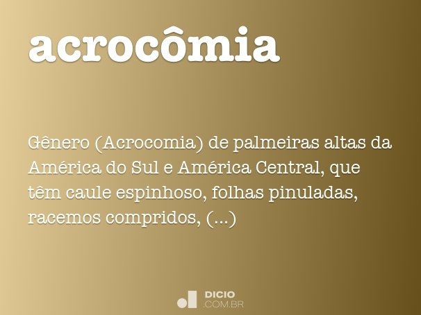 acrocômia